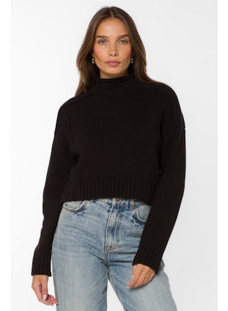 The Emryn Mock Neck Sweater