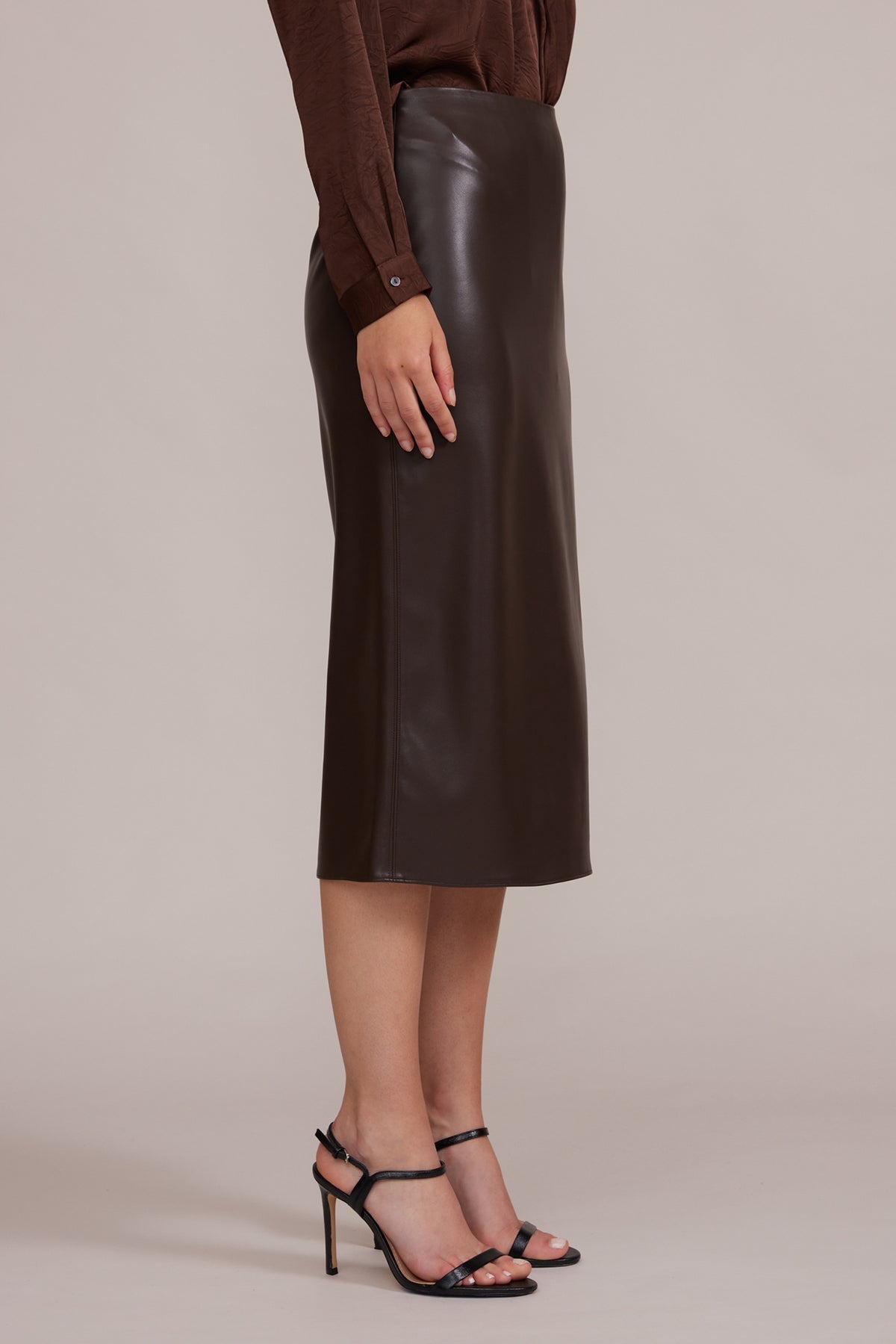 The Foster Faux Leather Skirt