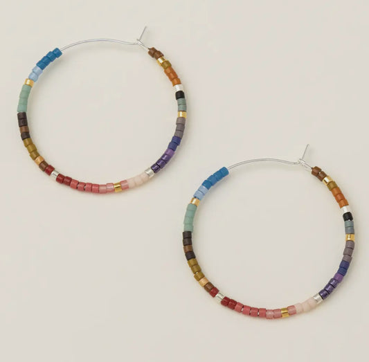 Miyuki Small Hoop Earrings