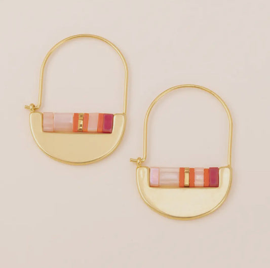 The Jaya Crescent Hoop Earrings