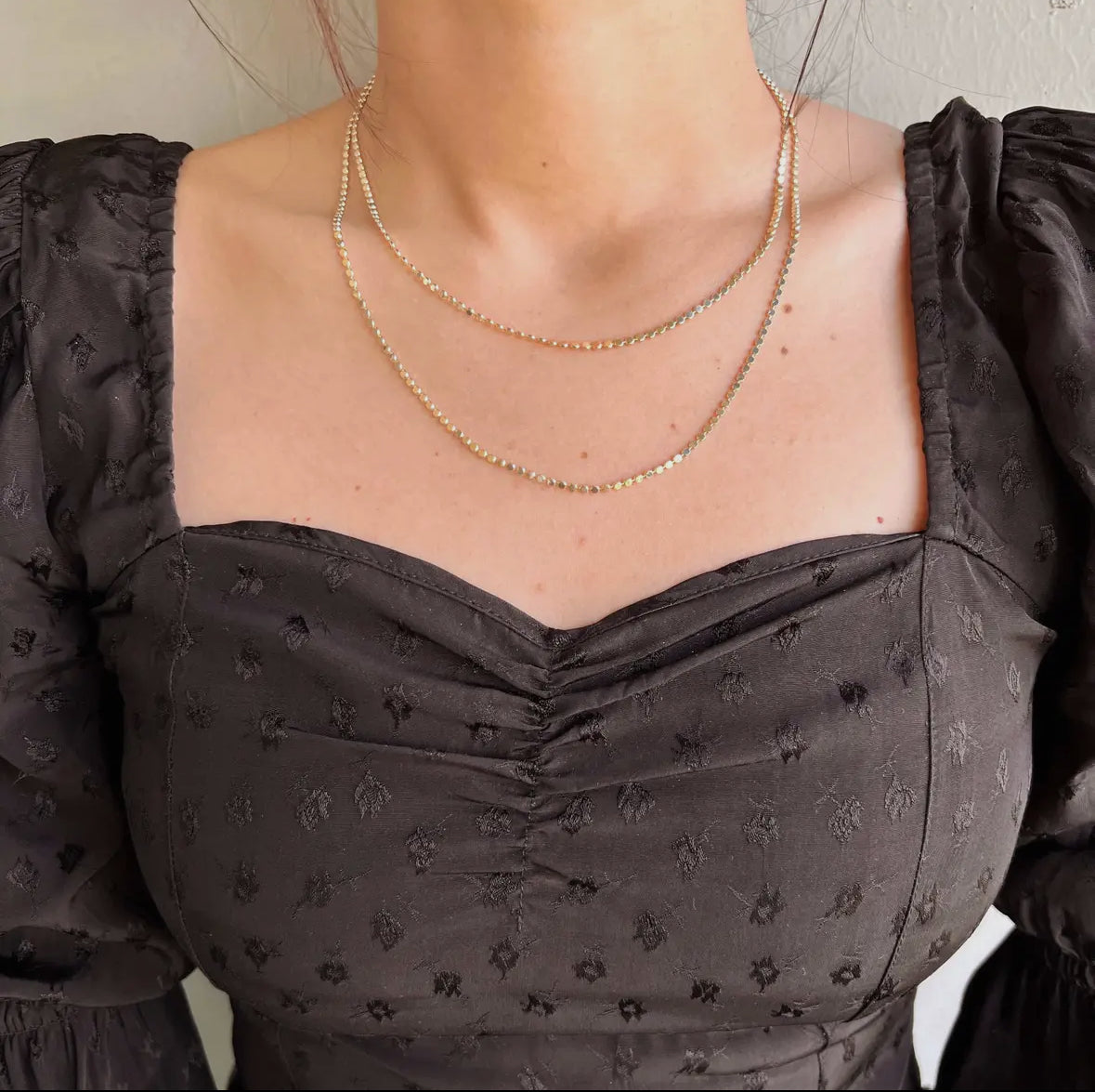 The Flat Ball Chain Necklace